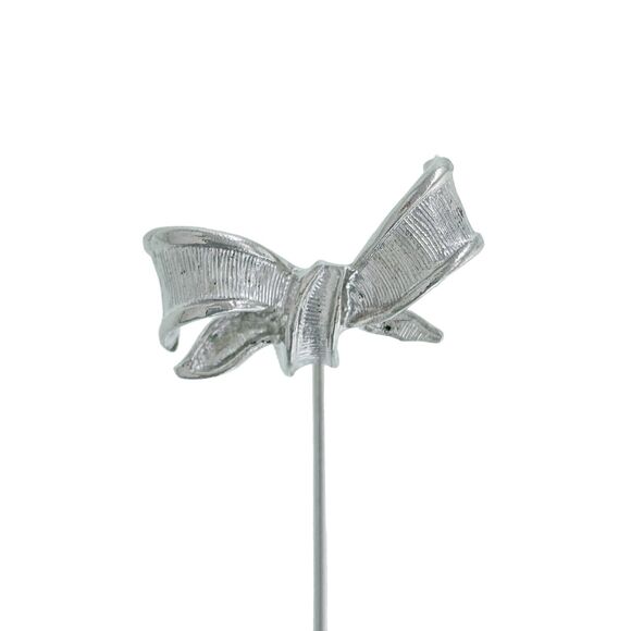 Vintage Danecraft Sterling Silver 925 Bow Stick Pin Brooch - Picture 2 of 6